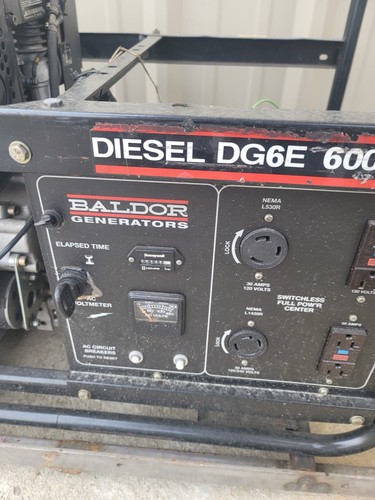 Baldor dg6e diesel - dg6e, portable