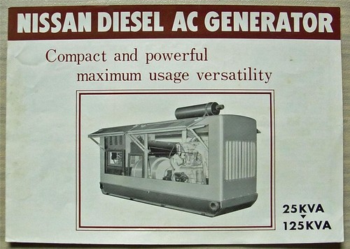 Nissan diesel generator - diesel,